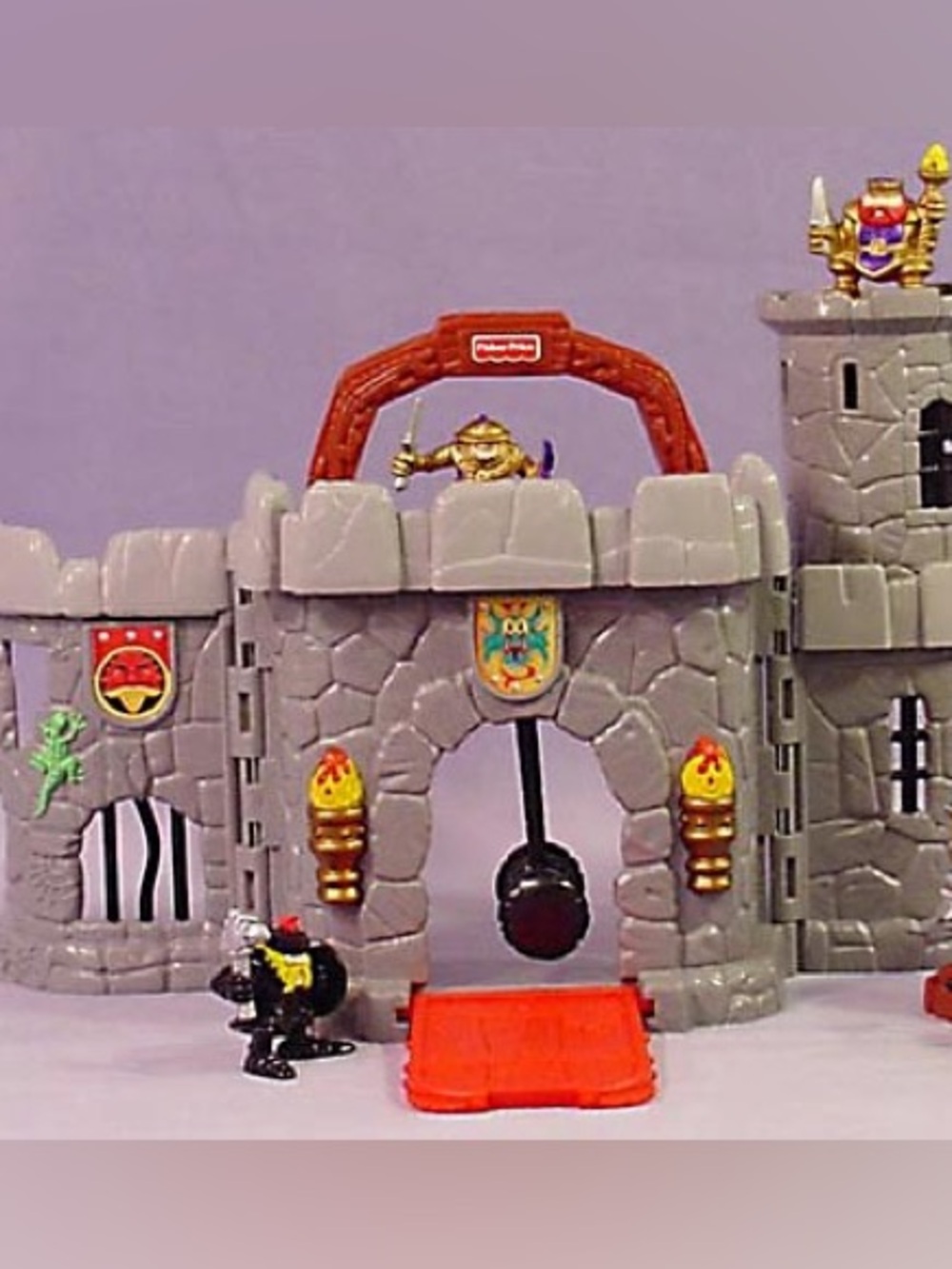 Vintage Fisher-Price Great Adventures All-in-One Castle 1998 take and play - Picture 2 of 6